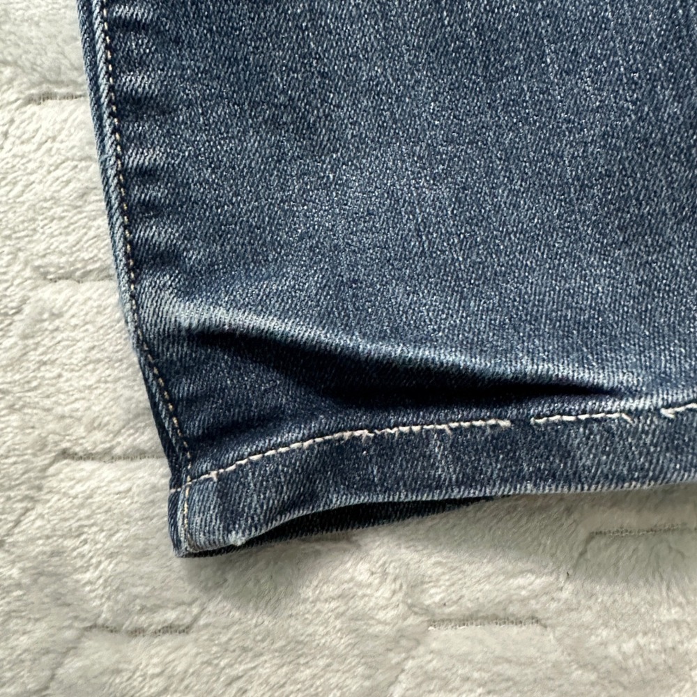 Paige Womens Hidden Hills Flare Jeans 28 Blue Stretch Denim Y2K Boho Revival - Picture 11 of 11